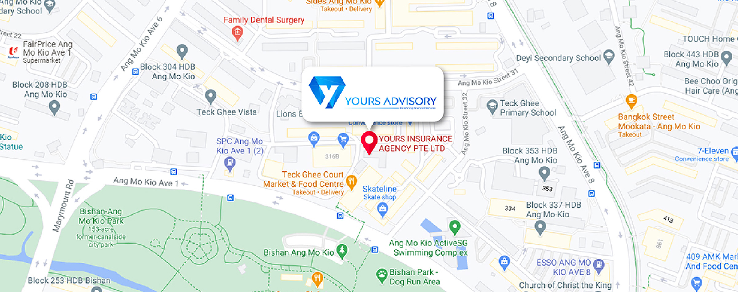 Yours Adviosry - Map